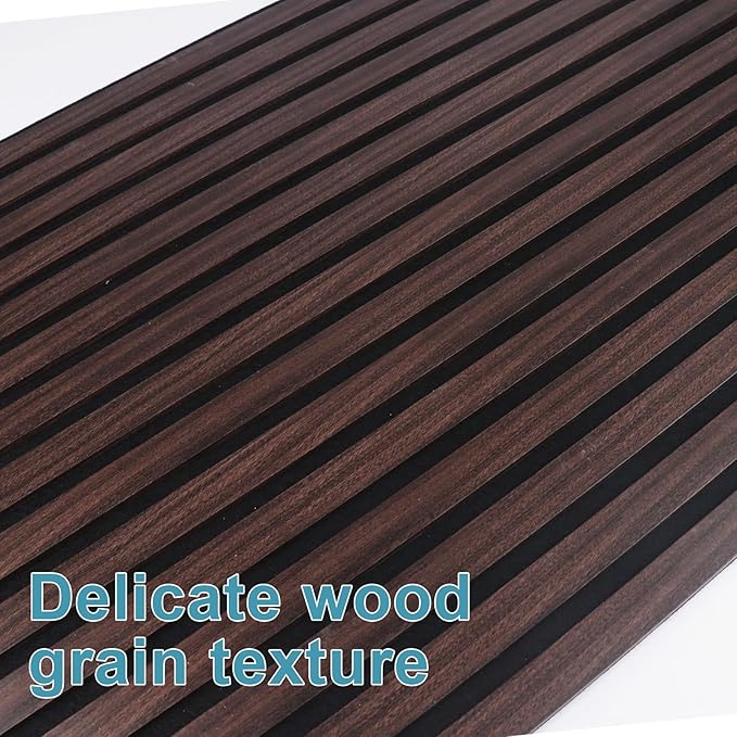 Wood Slat Acoustic Wall Panels-3D Fluted Sound Absorbing Panel