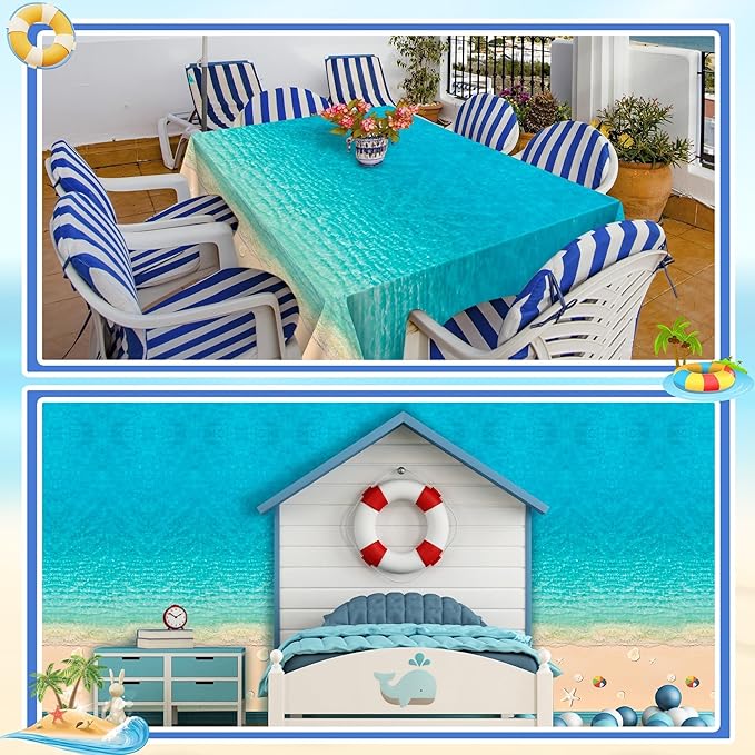 Kochorie 100 Ft x 54 Inch Summer Beach Tablecloth Roll