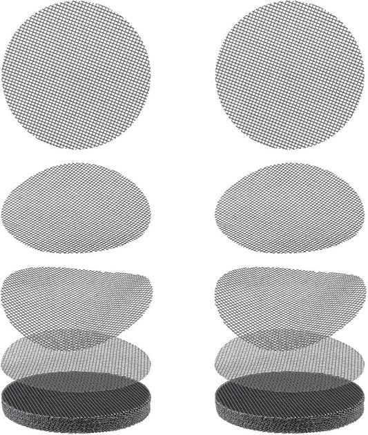 Bonsai Mesh for Plant Pot Drainage Screen 2 Inch, 50 Pcs Plastic Round Flower Pot Hole Mesh Screen Cover Pad for Nursery Planter Bottom Drainage Inserts Grid Mat for Potted Succulent