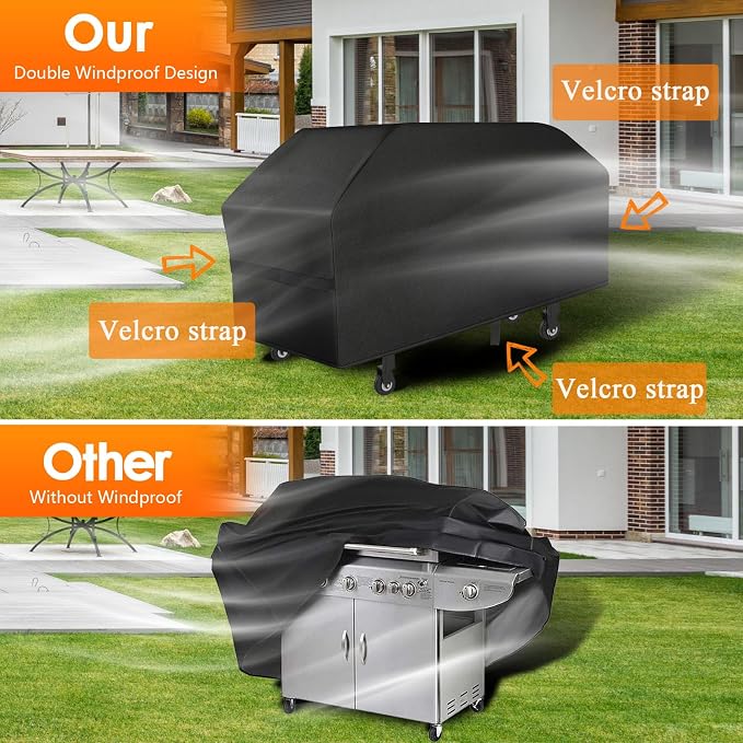 Griddle Cover 600D Heavy Duty for Blackstone 36 Inch Griddle Cover Flat Top Grill Cover Blackstone Cover Accessories BBQ Gas Grill Cover Waterproof Windproof Weather
