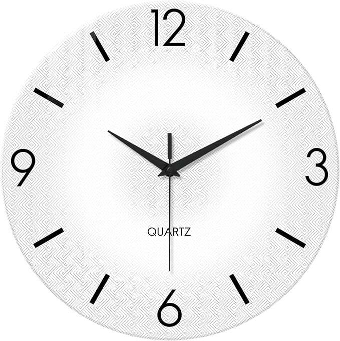 XFM Modern Simple Wall Clock 16 Inch Silent Wall Clocks Battery Operated Big