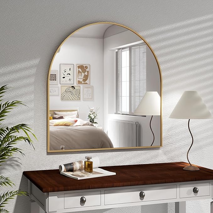 XRAMFY Arched Bathroom Mirror 32" x 34"