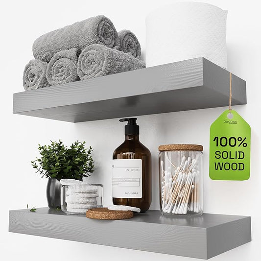 BAOBAB WORKSHOP Wood Floating Shelves