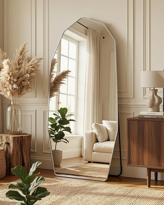 Antok Full Length Mirror, Free Standing Wall Mounted or Leaning Full Body Mirror