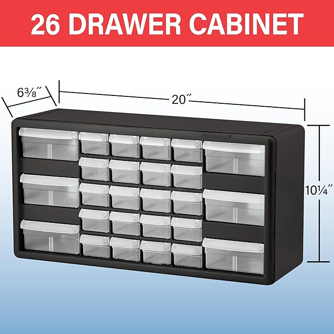 Akro-Mils 26-Drawer Plastic Drawer Storage Cabinet