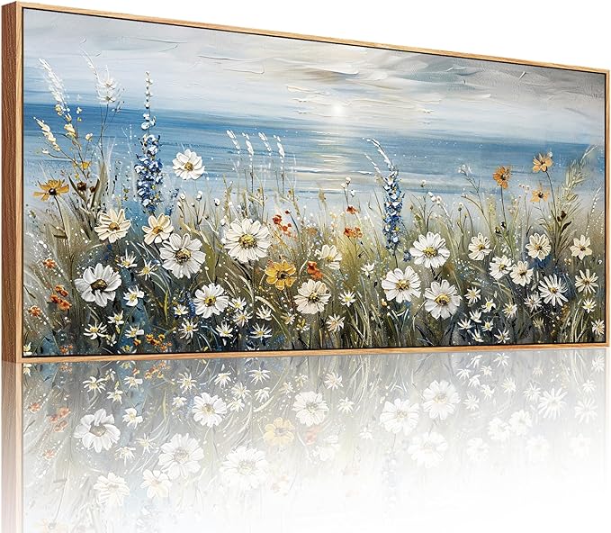 SERIMINO Floral Wall Decor, Extra Large Wall Art