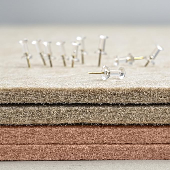 Lightomorrow Bulletin Board, 35 x 17 1/2 inches Felt Board