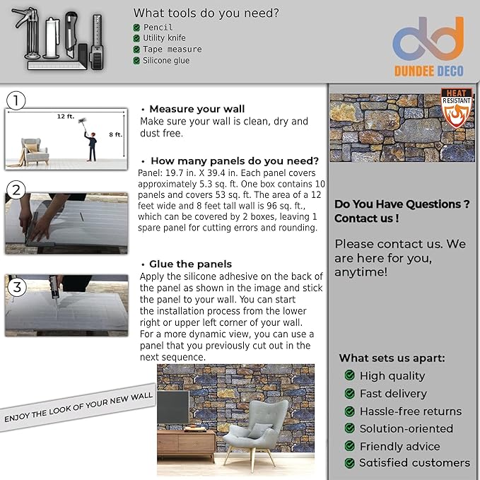 Dundee Deco 3D Wall Panels