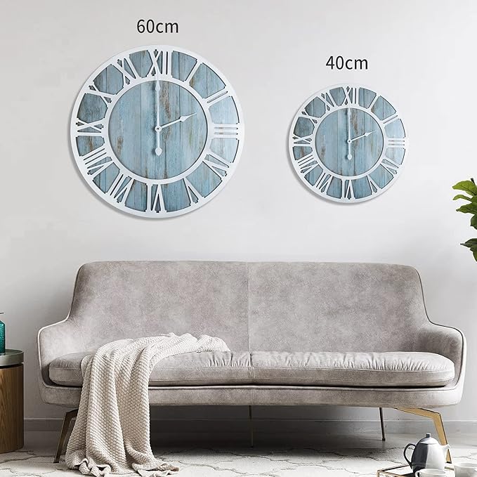1st owned Wall Clocks for Living Room Decor, Round Silent Non Ticking, Modern