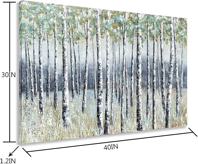 Yihui Arts Aspen Tree Paintings