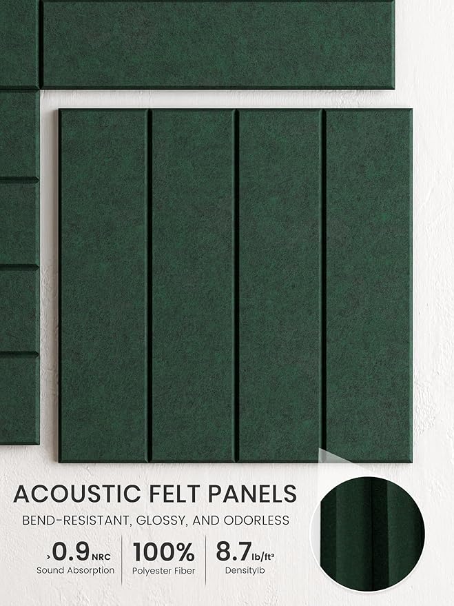 Bumusty Large Cork Board Alternative-36 x 24" Felt Bulletin Board Tiles