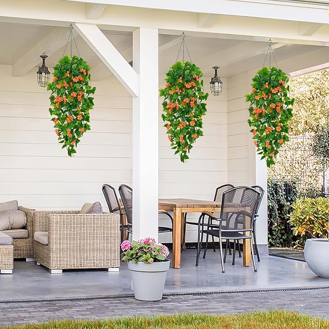 BLEUM CADE Artificial Hanging Flowers