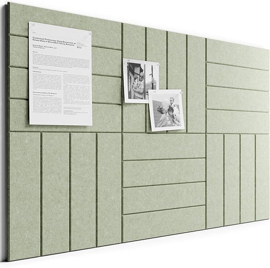 Bumusty Large Cork Board Alternative-36 x 24" Felt Bulletin Board Tiles