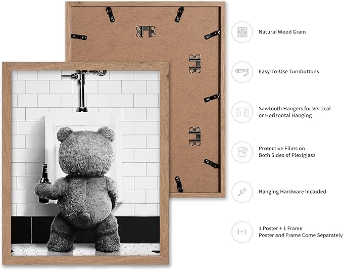Poster Master Funny Teddy Bear Print