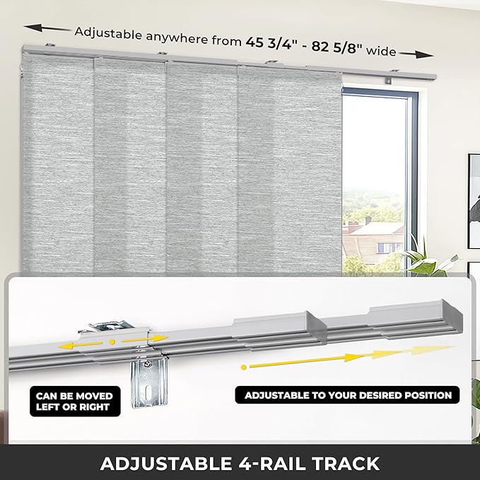 UNISHADES Panel Track Blinds, Vertical Blinds