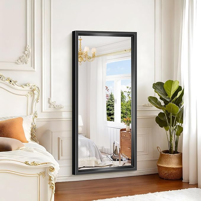 Large Bathroom Mirror, 60 x 28 Inch Rectangular Wall Mirror 0.6" Thickened Deep