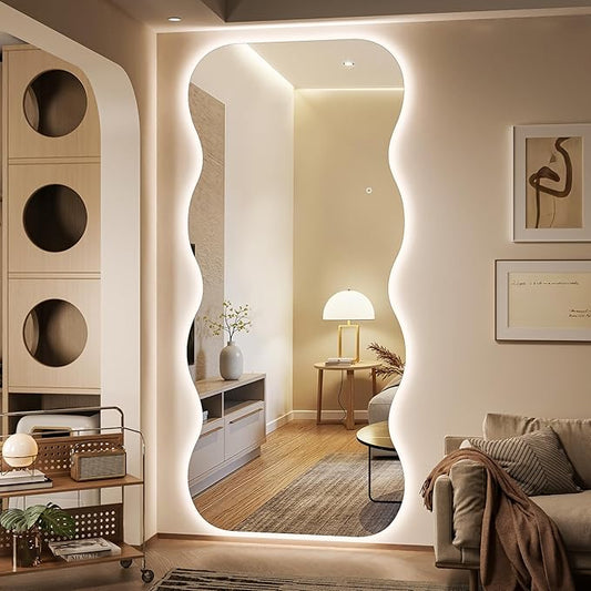 Hasipu Wavy Full Length Mirror