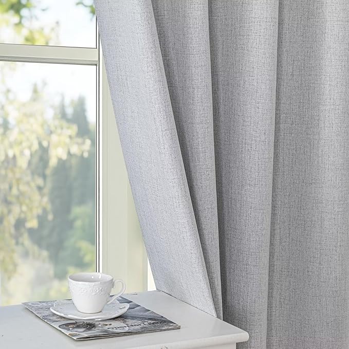 IGEMAEVE 100% Blackout Curtains 108 Inches Long