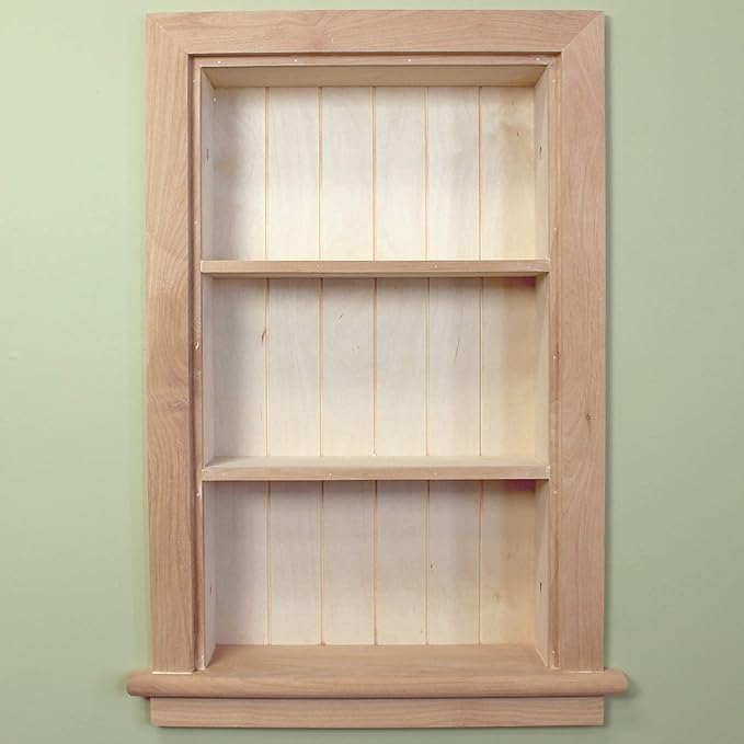 14x24 Aiden Recessed Wall Niche Medicine Cabinet Replacement, in The Wall