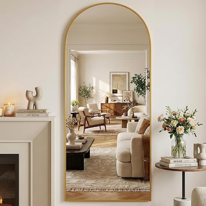 Suidia 76"x34" Arched Full Length Mirror