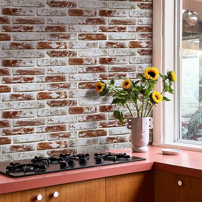 Commomy Faux Brick 3D Wall Panels