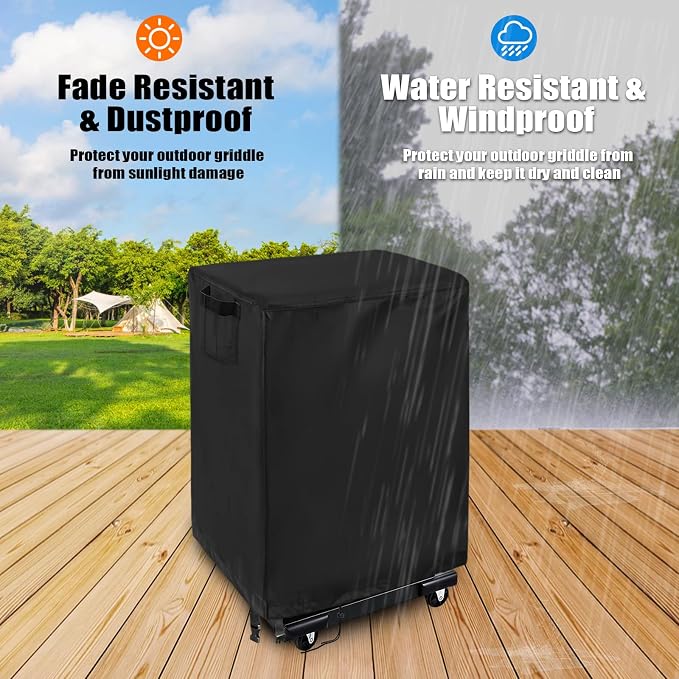 2 Burner Gas Grill Cover 32 Inch for Char-Broil Performance Series 2-Burner Gas Grills, Waterproof 32in Infrared Grill Cover for Weber Nexgrill with Collapsed Side Tables,32" x 25" x 43"