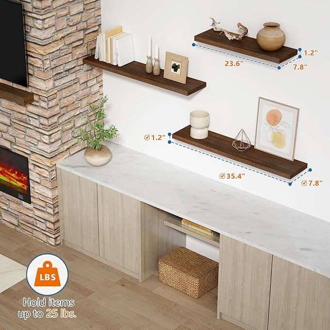 Harwaya 36 Inch Floating Shelves