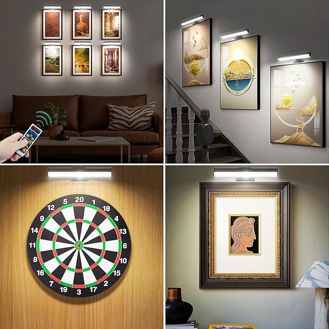 4pcs Battery Operated Picture Light
