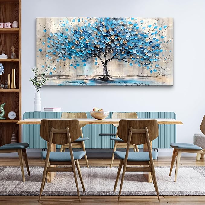 Lapremoly Textured Abstract Wall Pictures Artwork Large Wall Decor