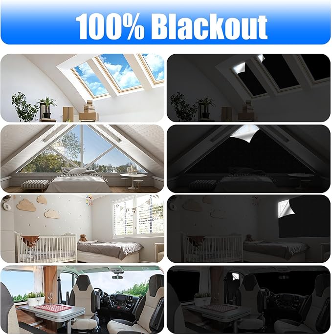 Blackout Blinds 118" x 57", 100% Blackout Curtains