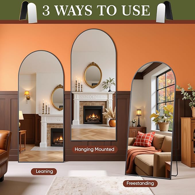 Full Length Mirror, Oversized Floor Mirrors, Leaning Free Standing Mirrors