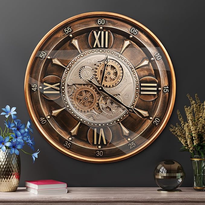 October Elf 24 Inch Wall Clock