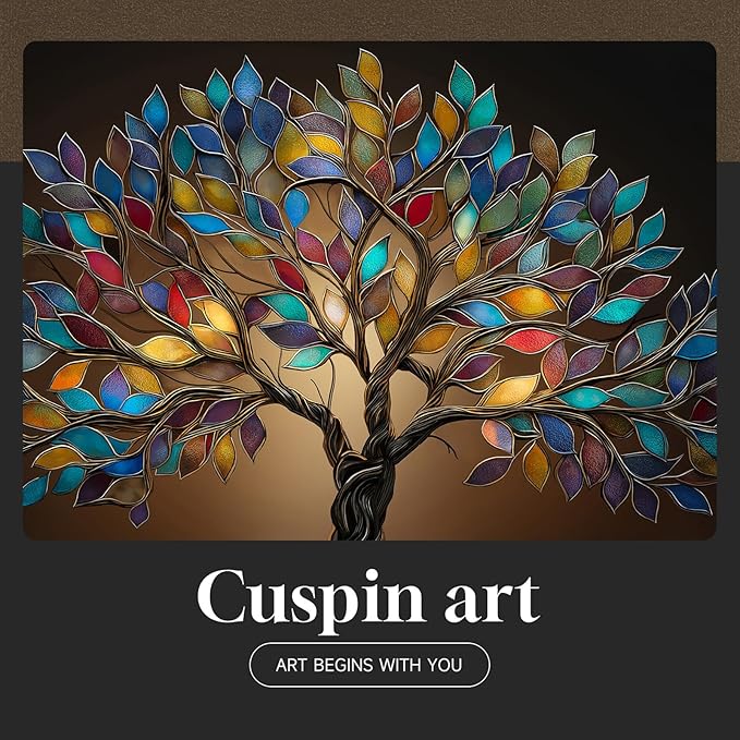 Large Framed Tree of Life Wall Art