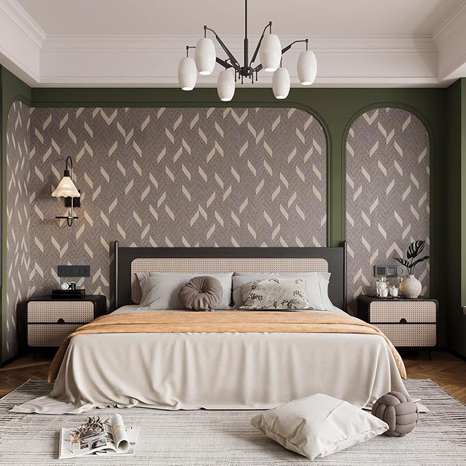 BOMENG Herringbone Peel & Stick Wallpaper