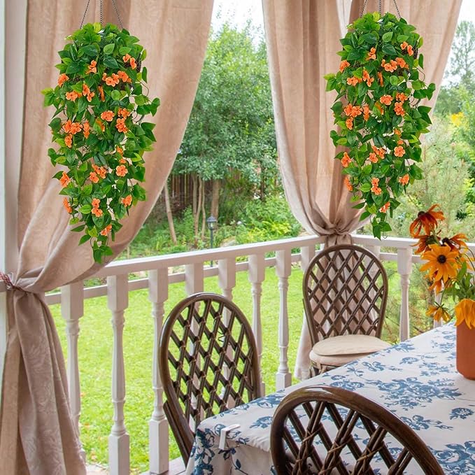 BLEUM CADE Artificial Hanging Flowers