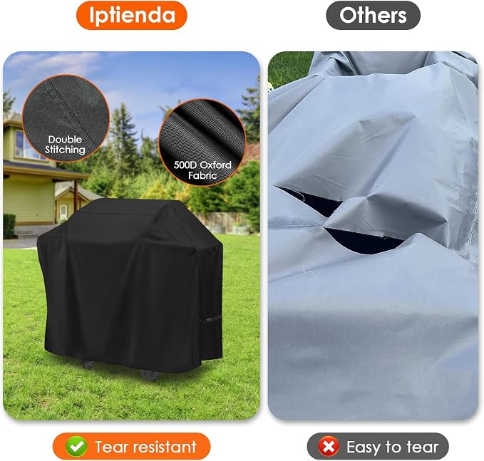 Grill Cover for Electactic 2-Burner Propane Gas BBQ Grill, 37inch Outdoor Grills Cover Waterproof for Propane Grill, Gas Grill, BBQ Grill, Smokers-37 L x 21" W x 37" H