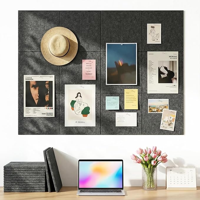 Aothia Felt Bulletin Board Tiles