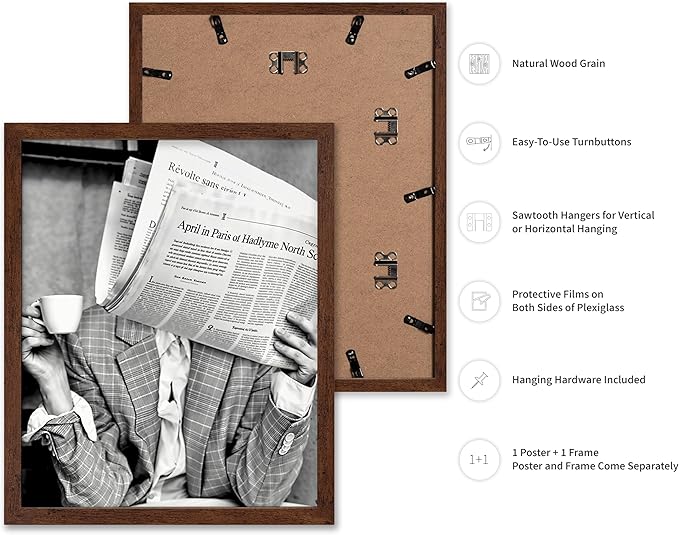 Poster Master Woman Reading Newspaper