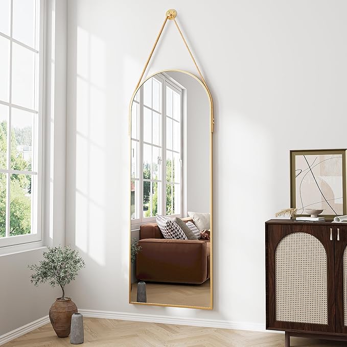 Full Length Mirror, Arched Wall Mounted Mirror, Wall Mirrors Full Length