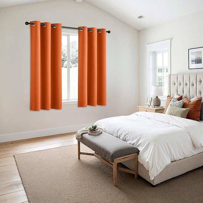 MIULEE Blackout Curtains for Bedroom Living Room 2 Panels, Thermal Insulated