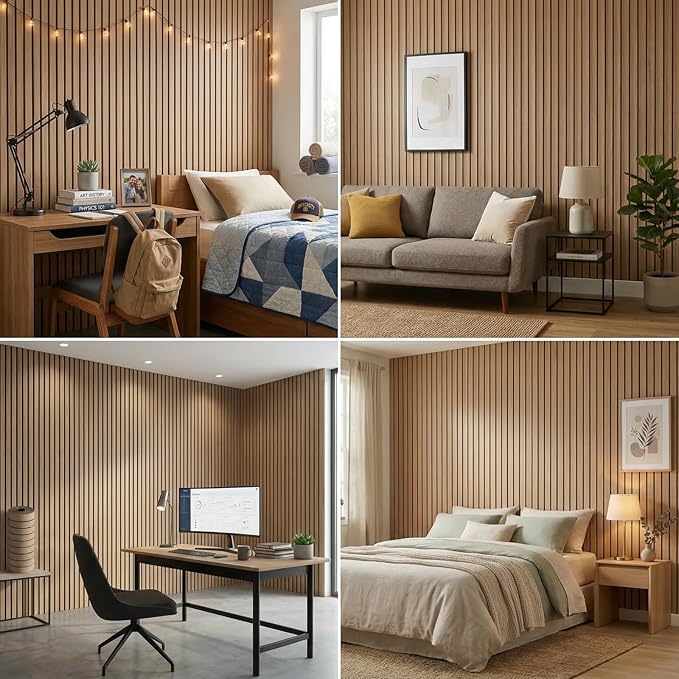 3D Wall Panels Peel and Stick – 15.74" x 236" PVC Faux Texture Wall Covering