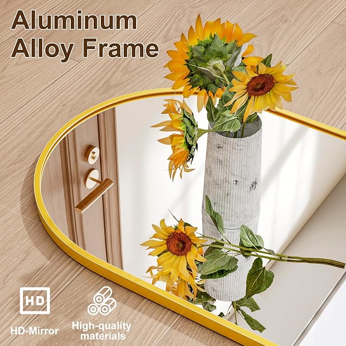 Rowjut Full Length Door Mirror, Wall Mounted Wall Mirrors, Cloakrooms, etc.