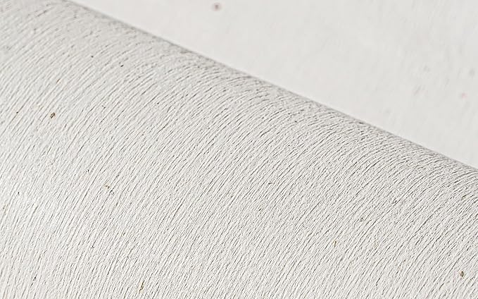 Natural White Wallpaper Grasscloth Textured Peel and Stick Wall