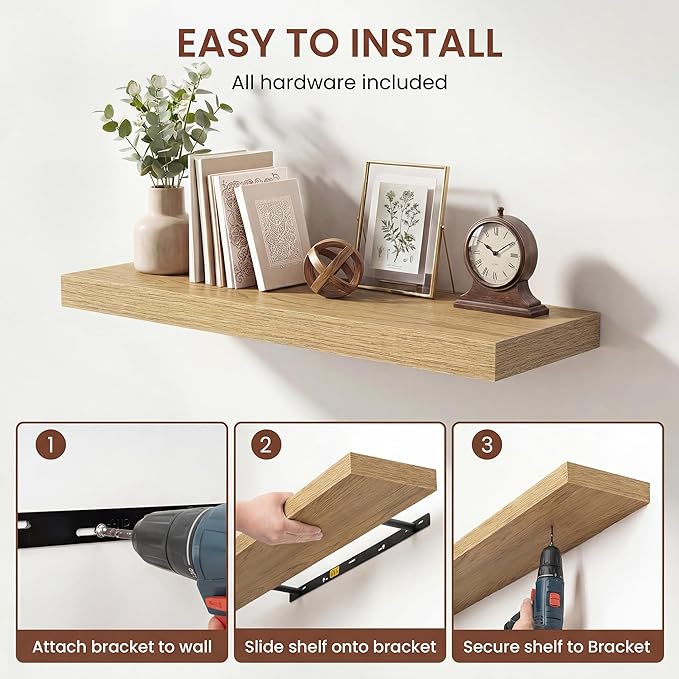 Dreamland 55 Inches Floating Shelves