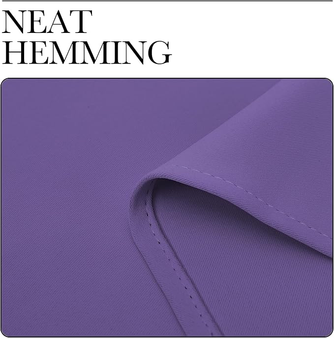 NICETOWN Blackout Curtains for Living Room, Lilac Purple, 2 Panels, 42 by 63