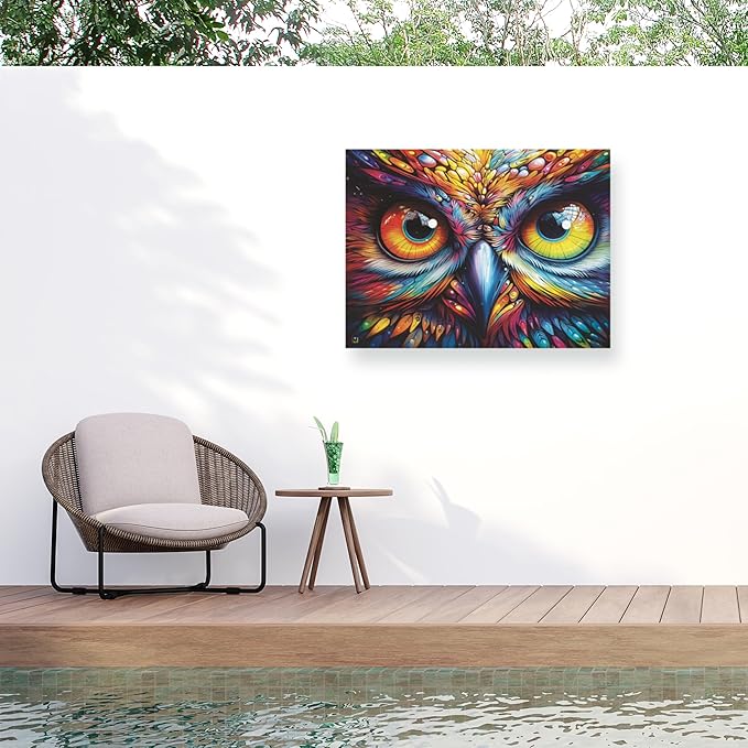 Outdoor Canvas Art - Michael David Ward 'Look of the Wild 2' Wall Art for Outdoor Spaces, Patios, or Gardens by Trademark Fine Art