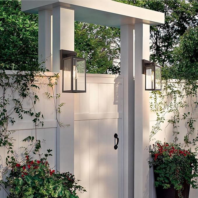 MAXvolador Outdoor Wall Sconce, Exterior Waterproof Wall Lantern Light Fixture