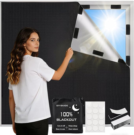 Blackout Blinds 118" x 57", 100% Blackout Curtains