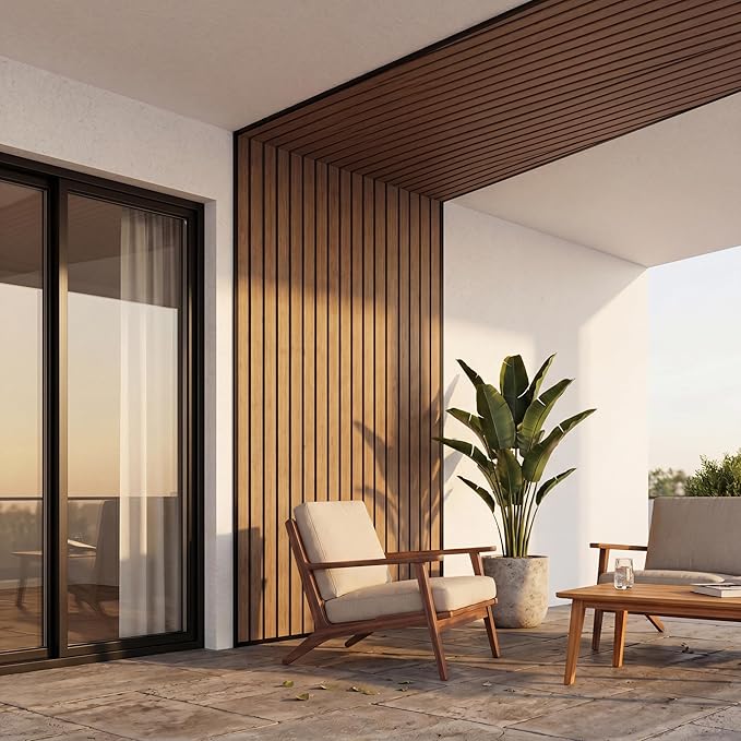 From Plain to Beautiful in Hours WPC Exterior Wall Slat Panels Waterproof