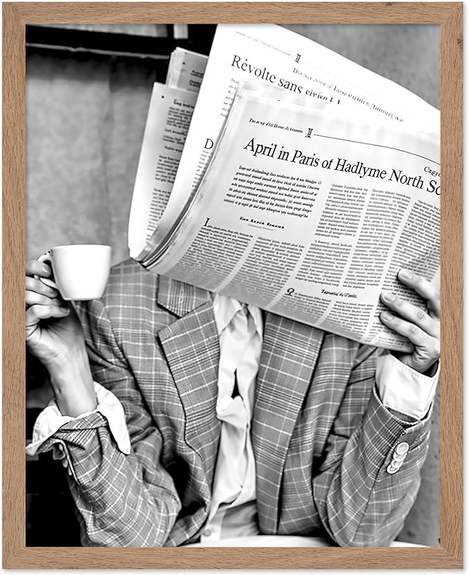 Poster Master Drinking Coffee Print